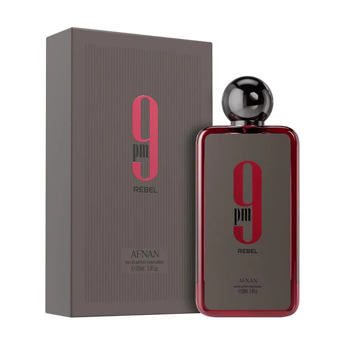 Afnan 9 PM Rebel Eau De Parfum For Unisex 100ml - Image 2