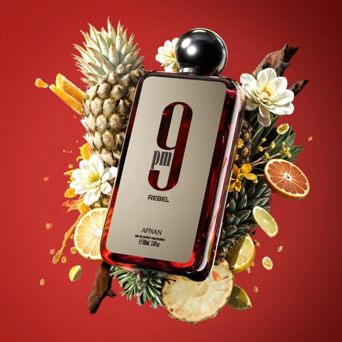 Afnan 9 PM Rebel Eau De Parfum For Unisex 100ml - Image 3