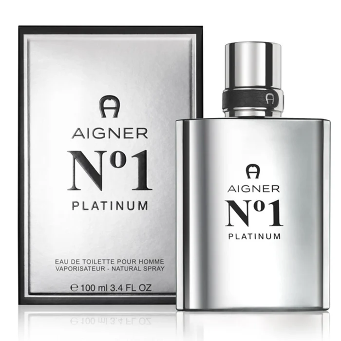Aigner No.1 Platinum Pour Homme Eau De Toilette for Men 100ml - Image 2