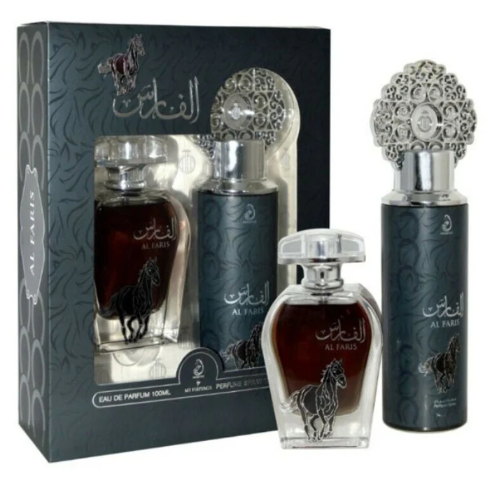 Arabiyat Al Faris Set For Men Eau De Parfum 100ml + Perfume Spray 200ml - Image 2