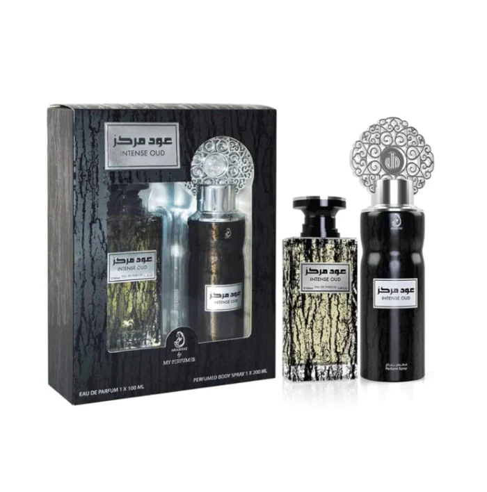 Arabiyat Intense Oud Set For Unisex Eau De Parfum 100ml + Perfume Spray 200ml - Image 2