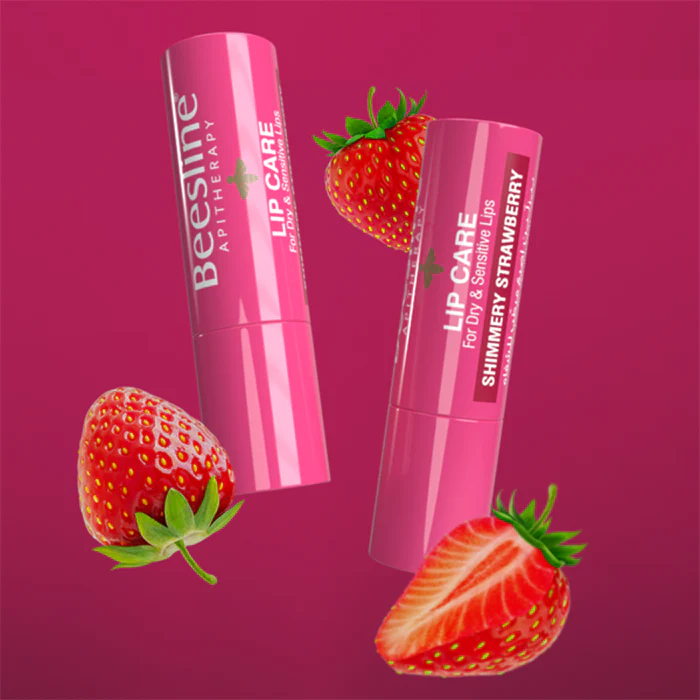 Beesline Lip Care Shimmery Strawberry 4 gm - Image 2
