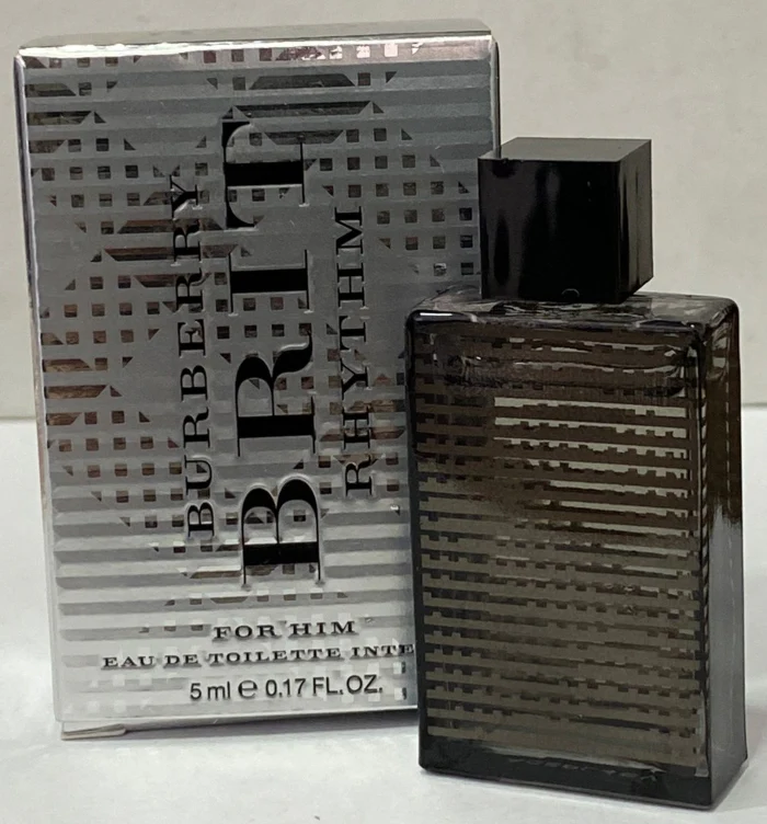 Mini Travel Burberry Brit Rhythm Intense Eau De Toilette For Men 5ml - Image 3