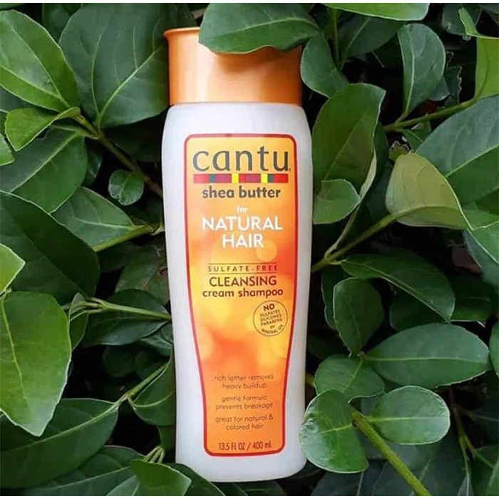 Cantu Shea Butter for Natural Hair Sulfate Free Cleansing Cream Shampoo 400ml - Image 2