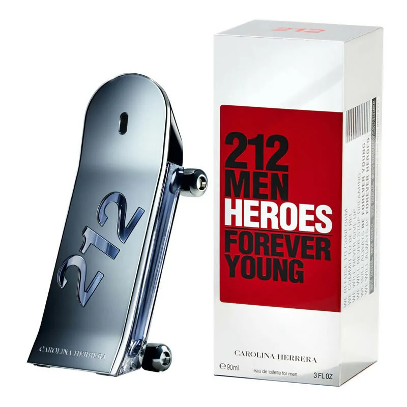 Carolina Herrera 212 Heroes Forever Young Eau De Toilette For Men 90ml - Image 2