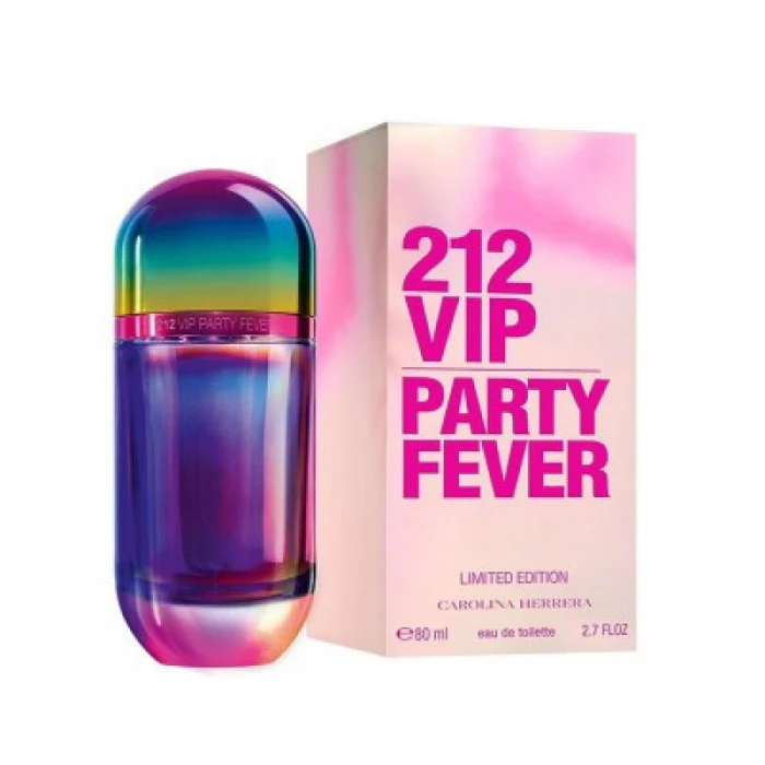 Carolina Herrera 212 VIP Party Fever Eau De Toilette For Women 80ml - Image 2