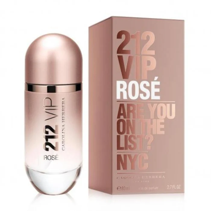 Carolina Herrera 212 VIP Rose Eau De Parfum For Women 80ml - Image 2