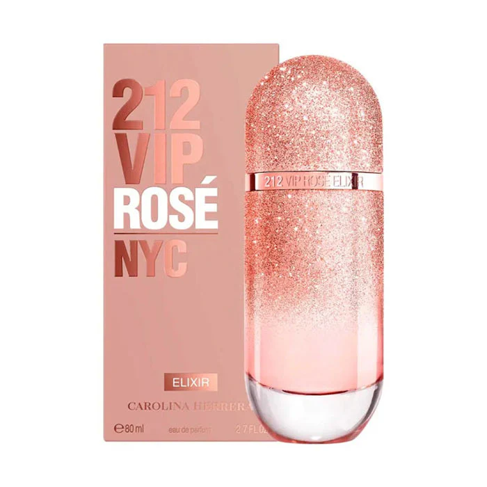Carolina Herrera 212 Vip Rose Elixir Eau De Parfum For Women 80ml - Image 2