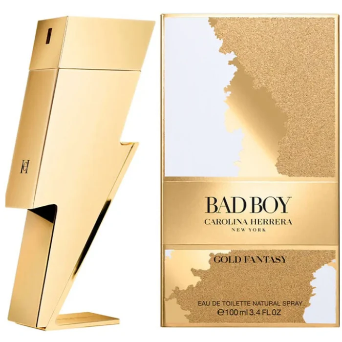 Carolina Herrera Bad Boy Gold Fantasy Eau De Toilette For Men 100ml - Image 2