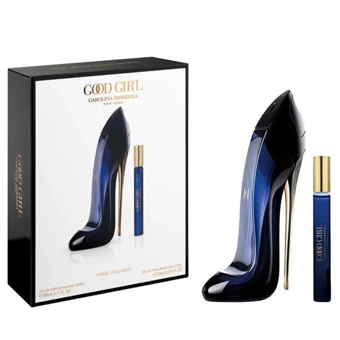 Carolina Herrera Good Girl Set For Women Eau De Parfum 80ml + Mini Travel 10ml