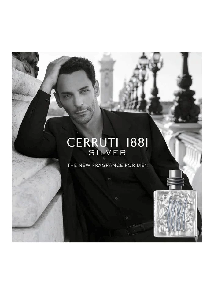 Cerruti 1881 Silver Eau De Toilette For Men 100ml - Image 4