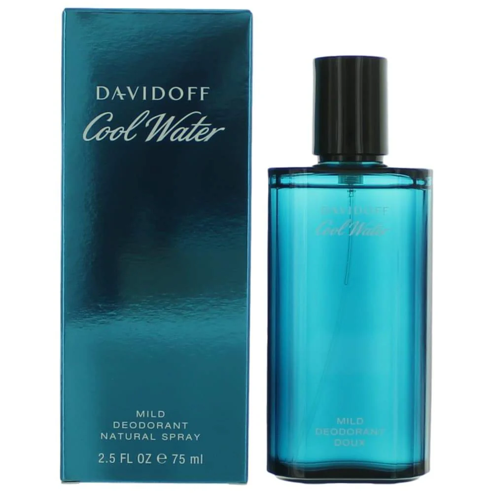 Davidoff Deodorant Spray Cool Water for Men 75ml - Image 2