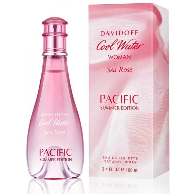 Davidoff Cool Water Sea Rose Pacific Summer Edition Eau De Toilette for Women 100ml - Image 2