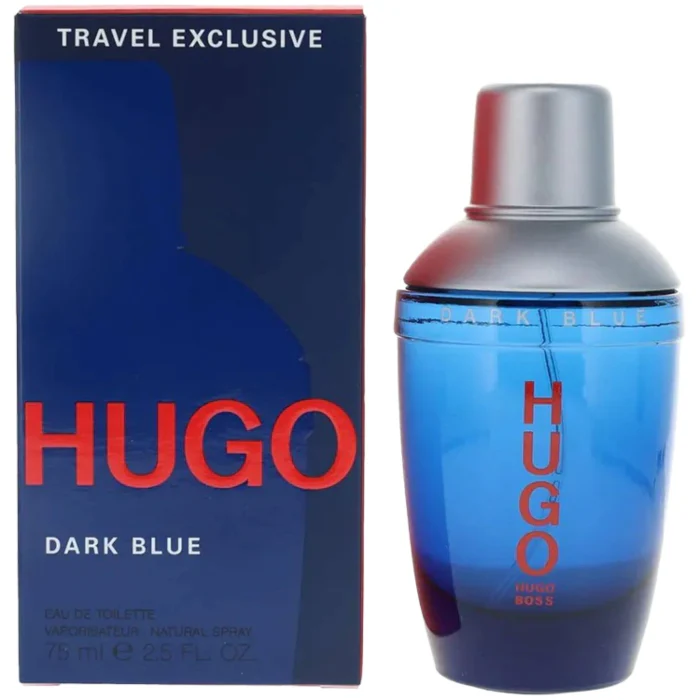 Hugo Boss Dark Blue Eau De Toilette For Men 75ml - Image 2
