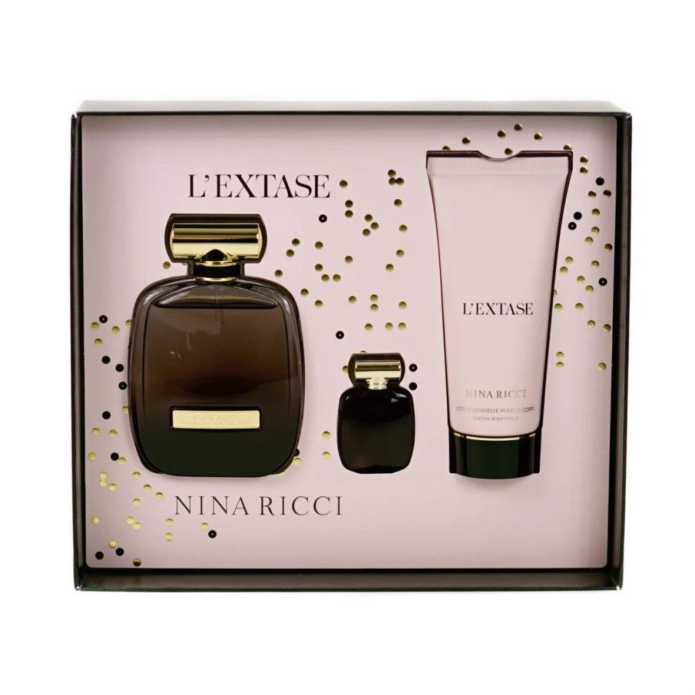 Nina Ricci L`extase Set For Women Eau De Parfum 80ml + Body Lotion 100ml + Mini 5ml - Image 2