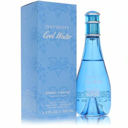 Davidoff Cool Water Street Fighter Champion Edition Eau De Toilette For Women 100ml - Image 2
