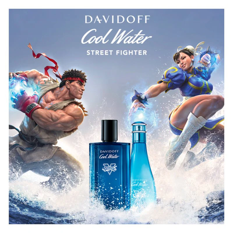 Davidoff Cool Water Street Fighter Champion Edition Eau De Toilette For Women 100ml - Image 3