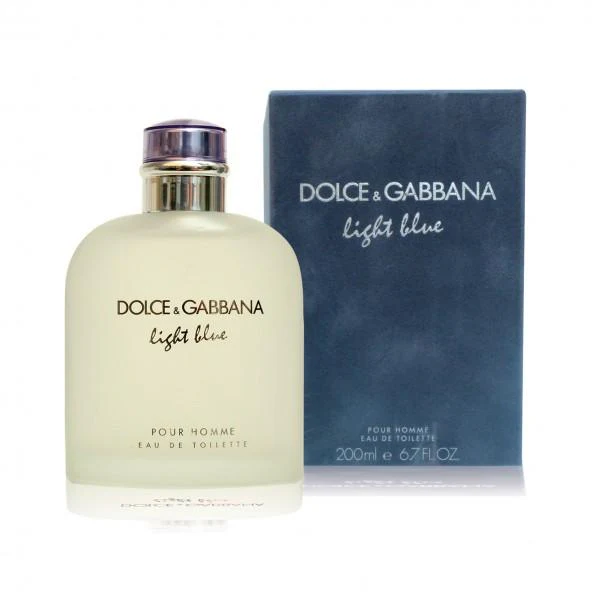 Dolce & Gabbana Light Blue Eau De Toilette For Men 200ml - Image 2