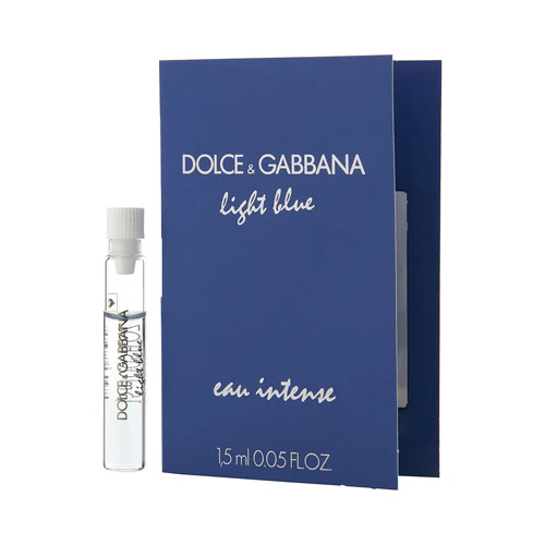 Sample Dolce & Gabbana Light Blue Eau Intense Vials Eau De Parfum For Women 1.5ml