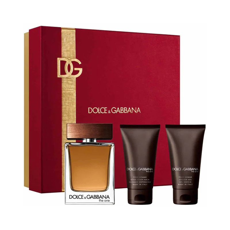 Dolce & Gabbana The One Set For Men Eau De Toilette 100ml + Shower Gel 50ml + After Shave 50ml - Image 2