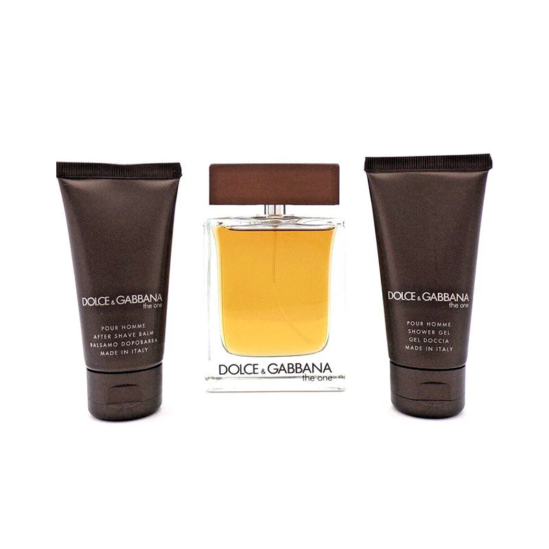 Dolce & Gabbana The One Set For Men Eau De Toilette 100ml + Shower Gel 50ml + After Shave 50ml - Image 3