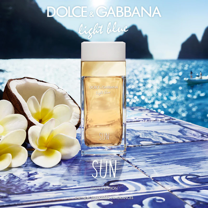 Dolce & Gabbana Light Blue Sun Eau De Toilette For Women 100ml - Image 3