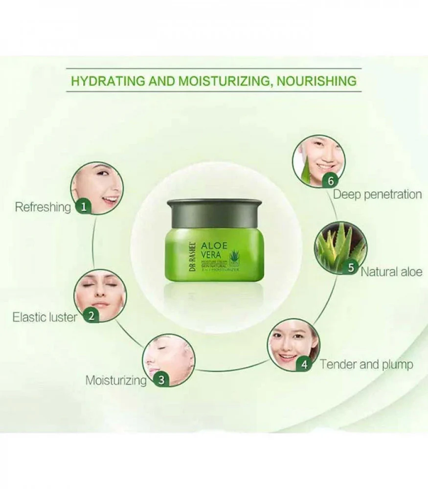Dr Rashel Aloe Vera Moisture Cream 3 in 1 Moisturizer 12ml - Image 3