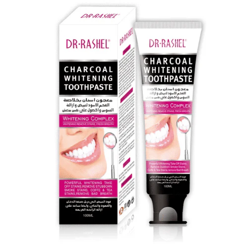 Dr Rashel Charcoal Whitening Toothpaste White 100g - Image 2