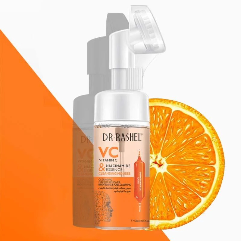 Dr Rashel Vitamin C & Niacinamide Essence Cleansing Mousse 125ml - Image 2