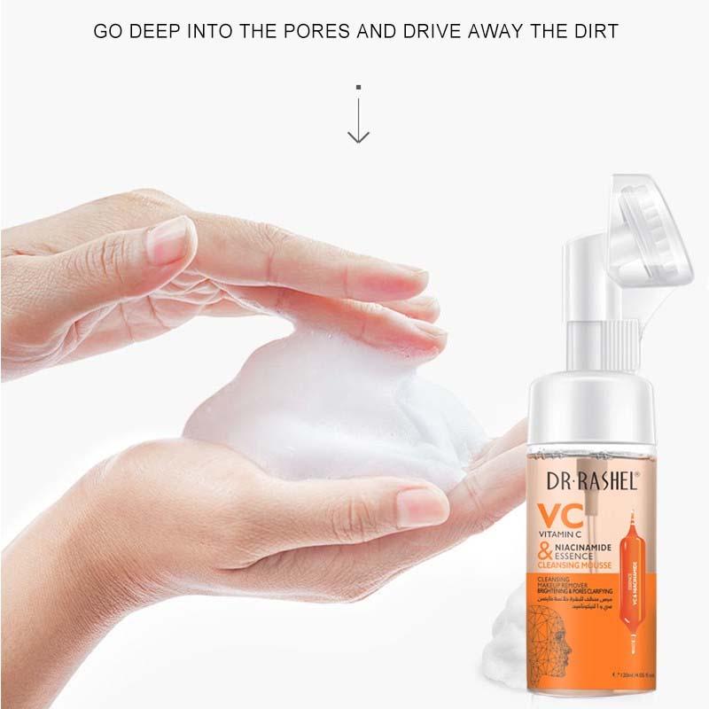 Dr Rashel Vitamin C & Niacinamide Essence Cleansing Mousse 125ml - Image 6