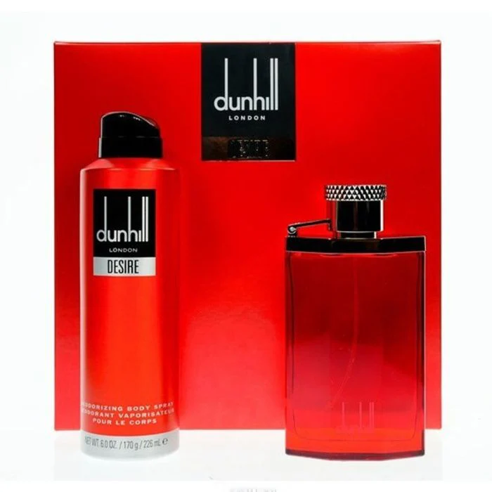 Dunhill Desire Red Set For Men Eau De Toilette 100ml + Body Spray 226ml - Image 2