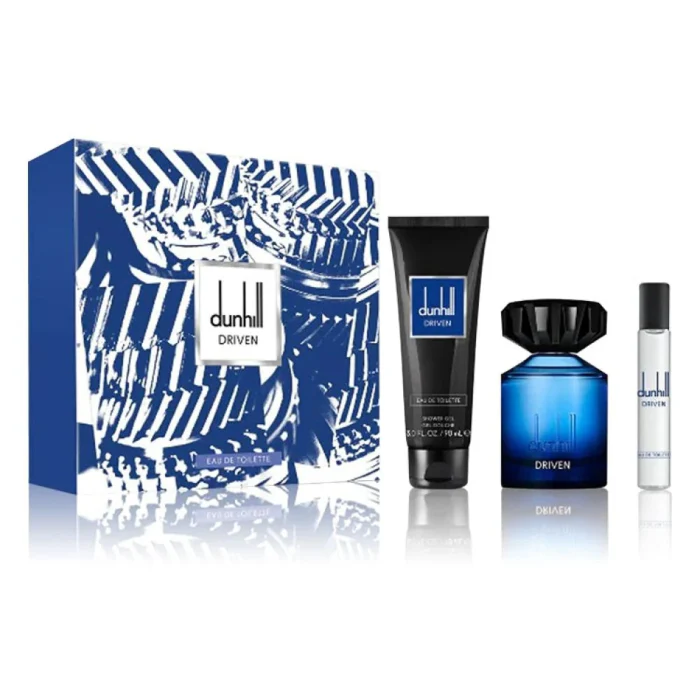 Dunhill Driven Set For Men Eau De Toilette 100ml + Travel Size 15ml + Shower Gel 90ml - Image 2