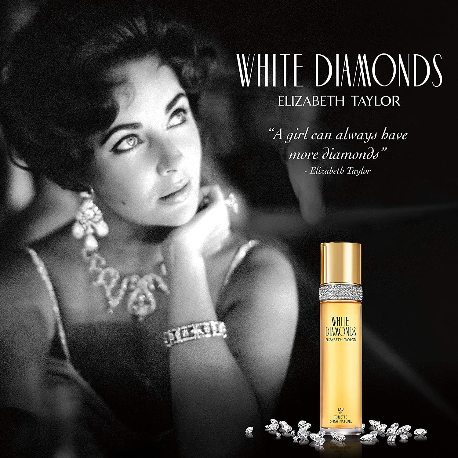 Elizabeth Taylor White Diamonds Eau De Toilette For Women 100ml - Image 4