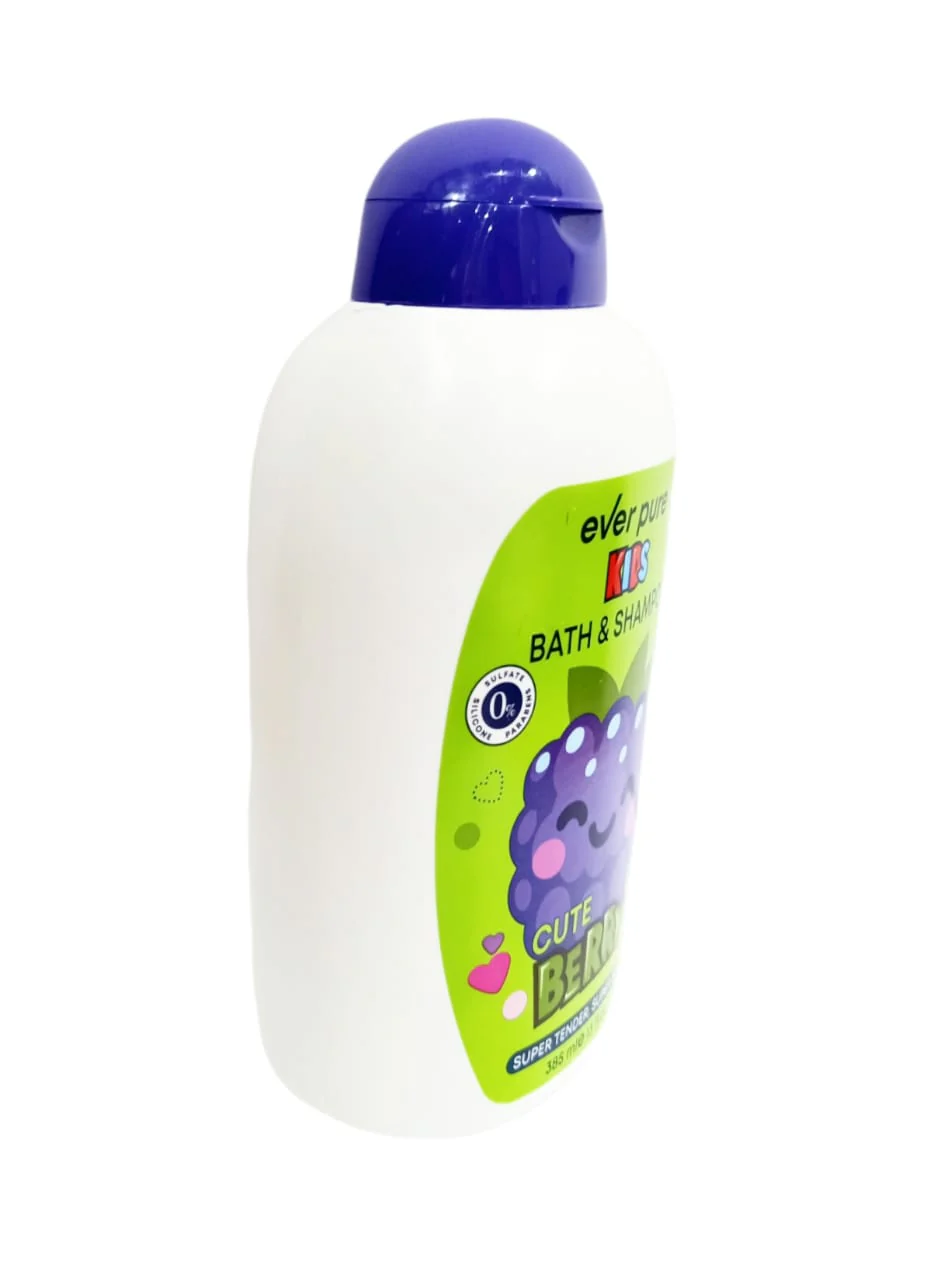Ever Pure Kids Cute Berry Bath & Shampoo 385ml - Image 2