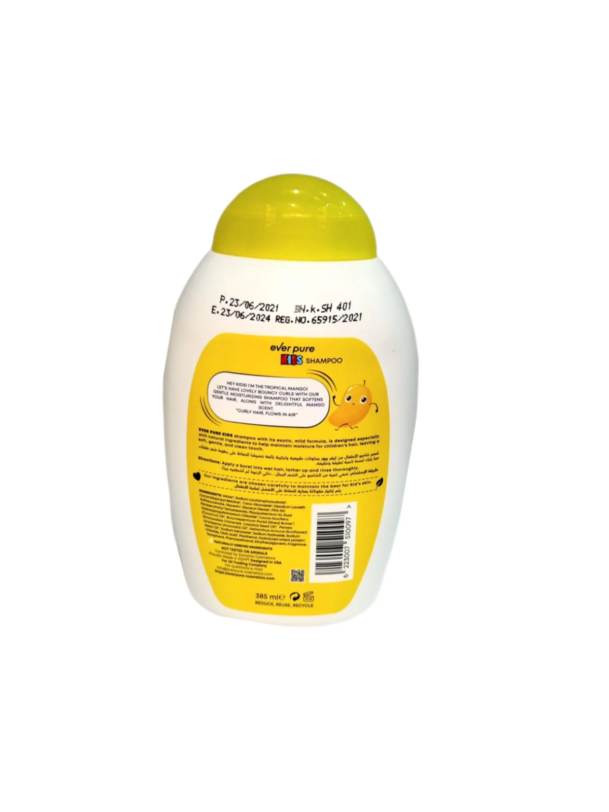 Ever Pure Kids Mango Shapmoo 385ml - Image 2