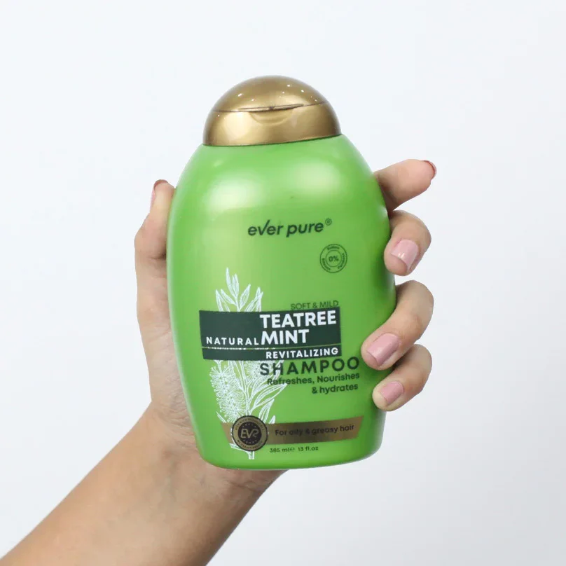 Ever Pure Teatree Mint Shampoo 385ml - Image 2