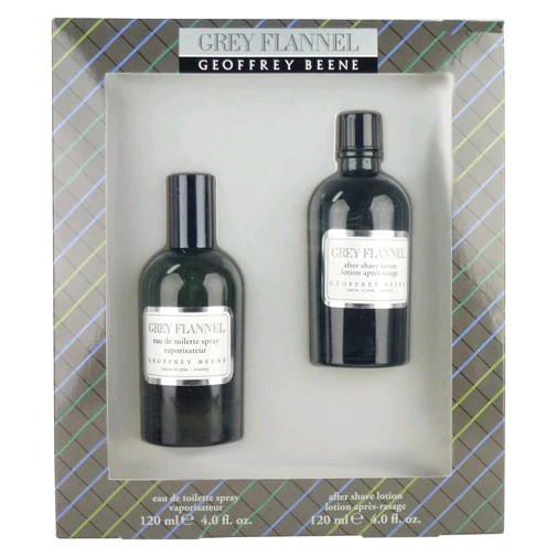 Geoffrey Beene Grey Flannel Set For Men Eau De Toilette 120ml 2 pcs