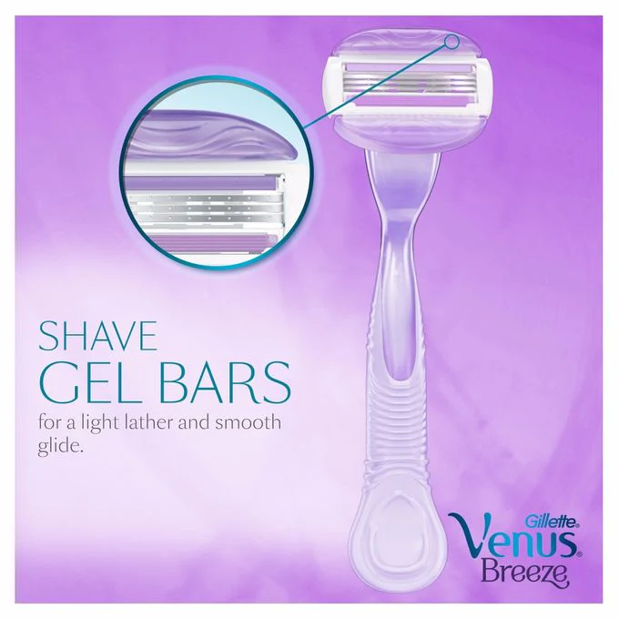 Gillette Venus Breeze For Women Razor 2Up - Image 2