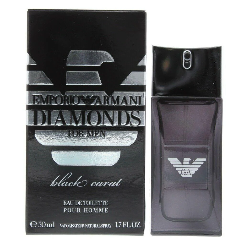 Giorgio Armani Diamonds Black Carat Eau De Toilette for Men 50ml
