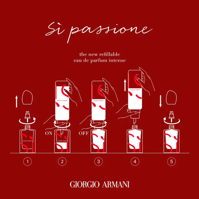 Giorgio Armani Si Passione Intense Refill Eau De Parfum For Women 100ml - Image 4