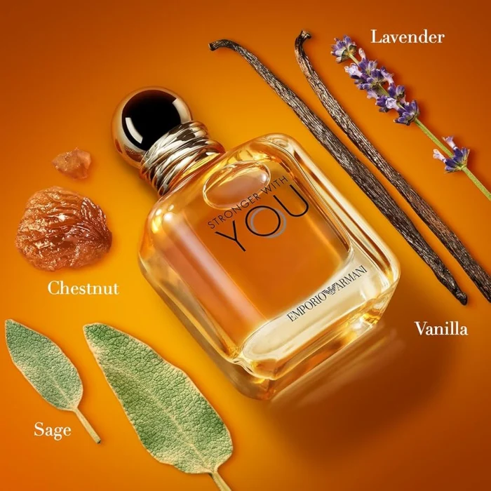 Giorgio Armani Stronger With You Amber Eau De Parfum For Unisex 100ml - Image 3