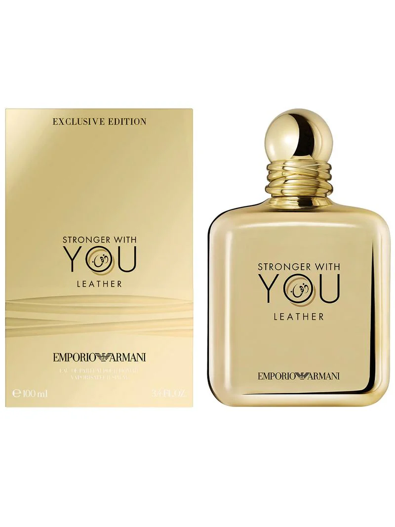 Giorgio Armani Stronger With You Leather Eau De Parfum for Women 100ml - Image 2