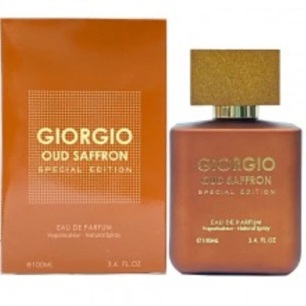 Giorgio Oud Saffron Special Edition Eau De Parfum For Unisex 100ml - Image 2