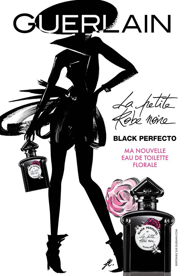 Guerlain Black Perfecto La Petite Robe Noire Florale Eau De Toilette for Women 100ml - Image 4