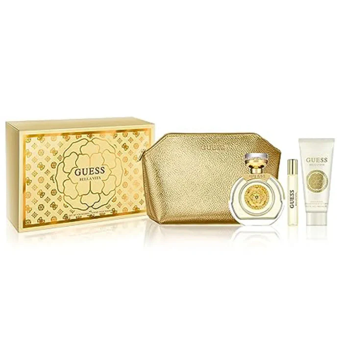 Guess Bella Vita Set For Women Eau De Parfum 100ml + Travel Size 15ml + Body Lotion 100ml - Image 2