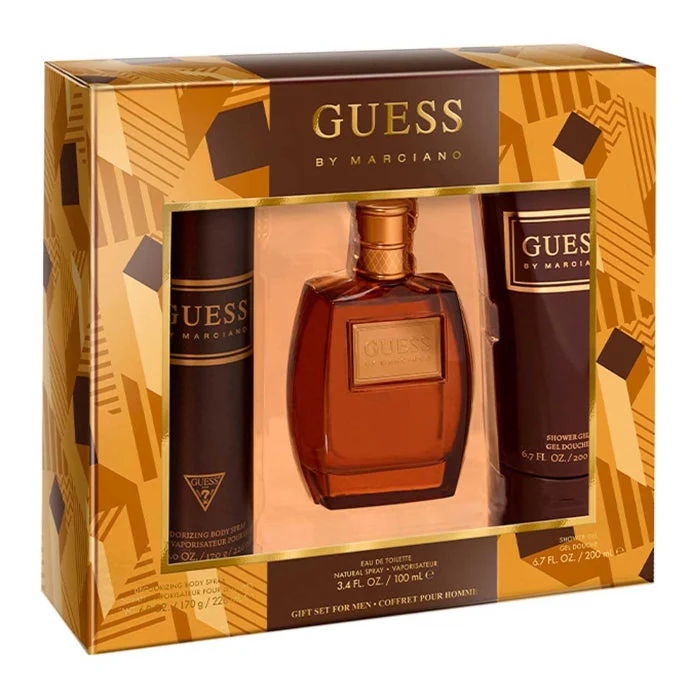 Guess By Marciano Set For Men Eau De Toilette 100ml + Deodorant Body Spray 226ml + Shower Gel 200ml - Image 2