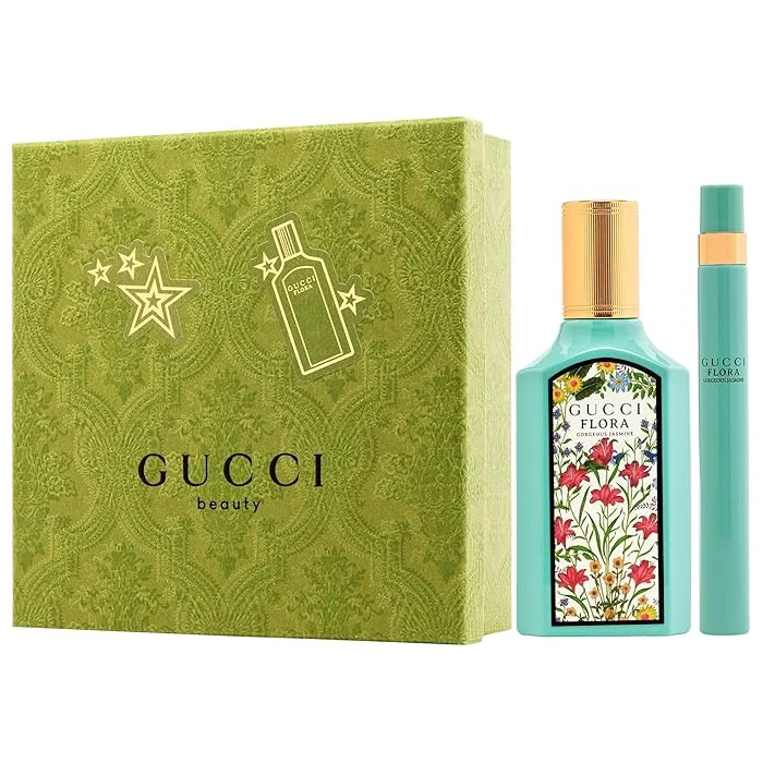Gucci Flora Gorgeous Jasmine Set For Women Eau De Parfum 50ml + Mini Travel 10ml - Image 2