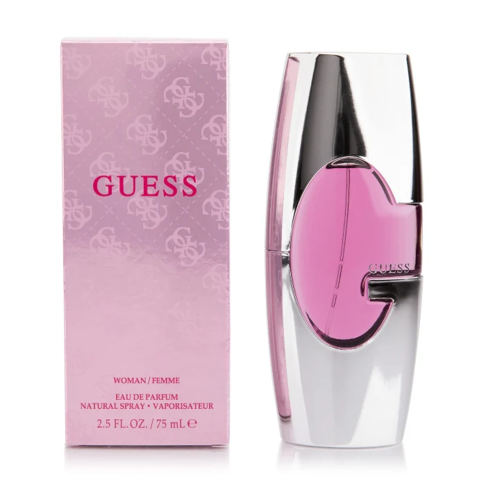 Guess Pink Eau De Parfum For Women 75ml + Korloff In White Eau De Toilette For Men 88ml - Image 2