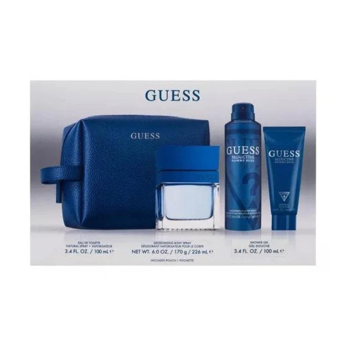Guess Seductive Homme Blue Set For Men 4 Pieces - Image 2