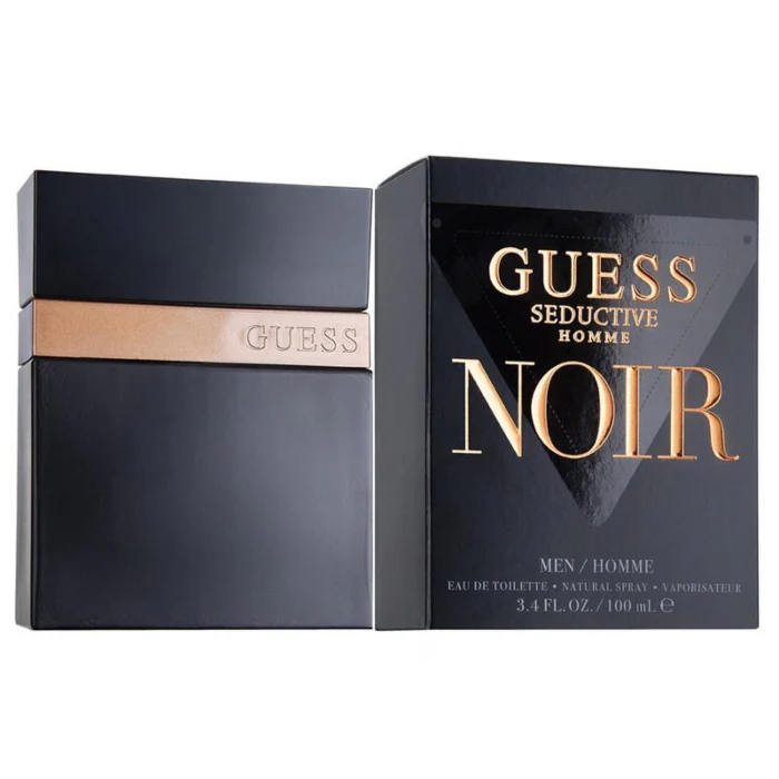 Guess Seductive Homme Noir Eau De Toilette For Men 100ml - Image 2